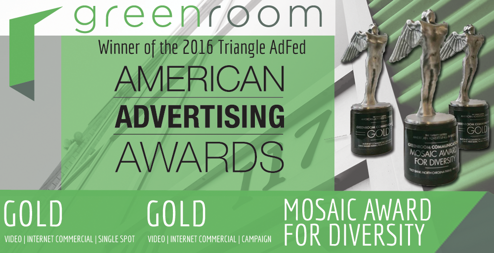 Greenroom Takes Home 3 Addy Awards
